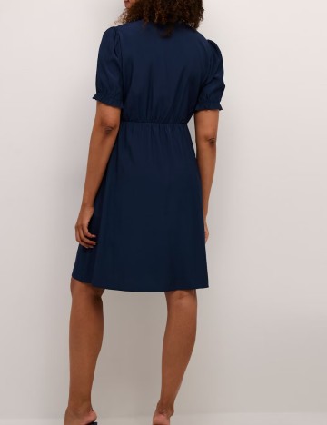 Rochie scurta Cream, bleumarin