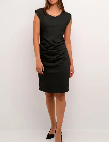 Rochie scurta Kaffe, negru Negru