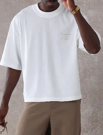 Tricou SUMWON, alb Alb