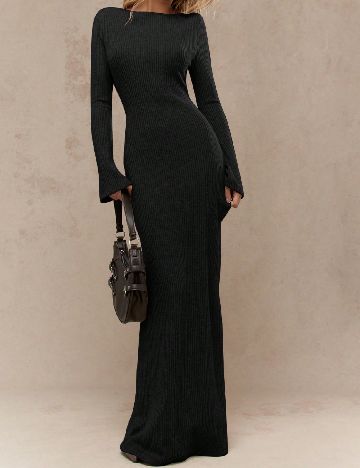 Rochie lunga Missguided, negru