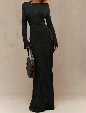 Rochie lunga Missguided, negru Negru