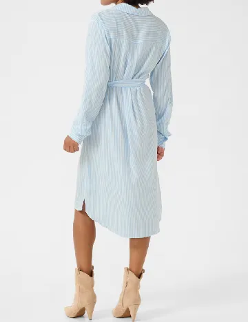 Rochie scurta Love Copenhagen, alb/albastru Albastru