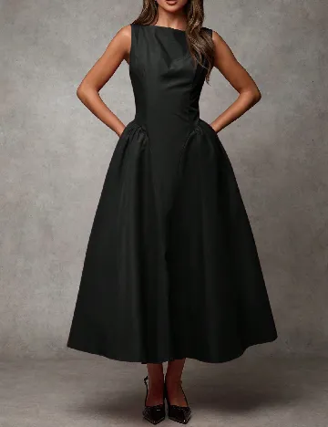 Rochie medie SHEIN, negru Negru