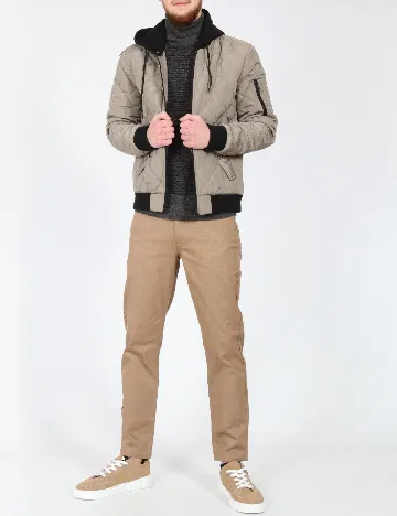 Geaca Bershka, gri Gri