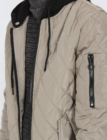 Geaca Bershka, gri Gri