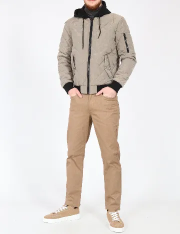 Geaca Bershka, gri Gri