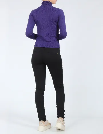 Pantaloni Bershka, negru Negru