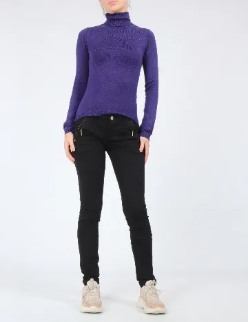 Pantaloni Bershka, negru Negru