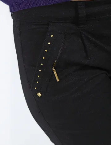 Pantaloni Bershka, negru Negru