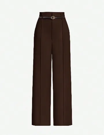 Pantaloni SHEIN, maro inchis Maro