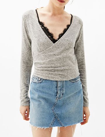 Bluza Bershka, gri