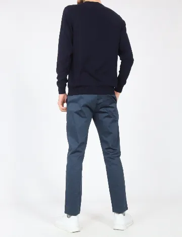 Pantaloni Zara, bleumarin Albastru