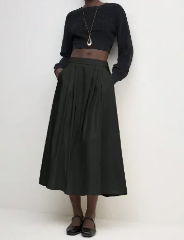 Fusta SHEIN, negru Negru