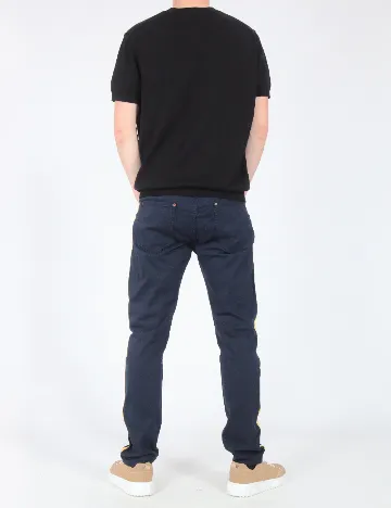 Pantaloni Zara, bleumarin Albastru