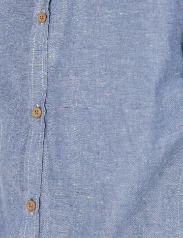 Camasa Bershka, albastru Albastru