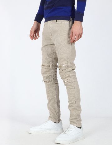 Blugi Zara, gri deschis