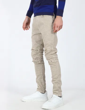 Blugi Zara, gri deschis Gri