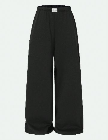 Pantaloni Shein Kids, negru