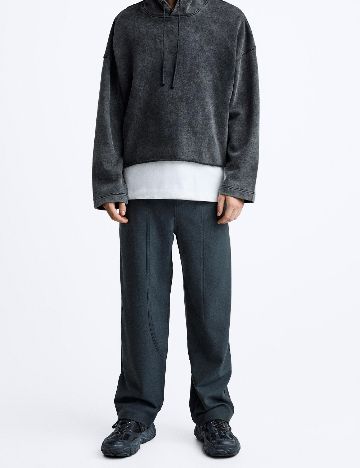 Pantaloni Zra, albastru