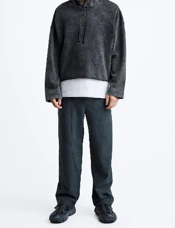 Pantaloni Zra, albastru Albastru