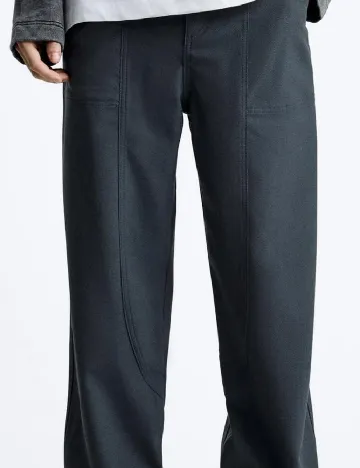 Pantaloni Zra, albastru Albastru