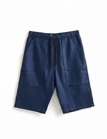 Pantaloni scurti Zara, bleumarin Albastru
