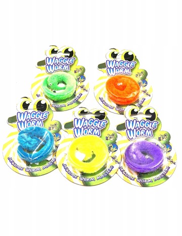Jucarie Viermele Waggle Toys Amsterdam, mix culori