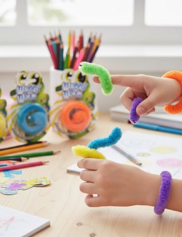 Jucarie Viermele Waggle Toys Amsterdam, mix culori