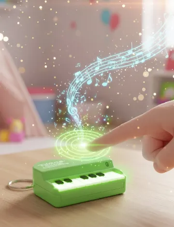 Breloc Ruby Toys, verde Verde