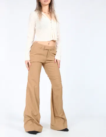 Pantaloni Zra, maro Maro