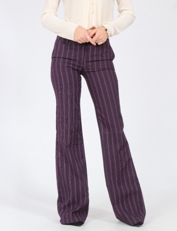 Pantaloni Bershka, mov