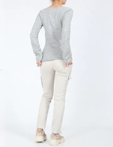 Bluza Bershka, gri Gri
