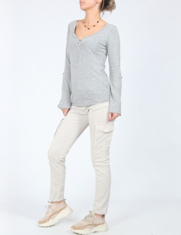 Bluza Bershka, gri