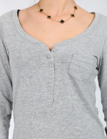 Bluza Bershka, gri