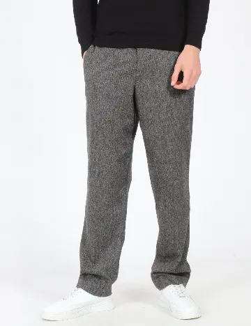 Pantaloni Zara, gri inchis Gri