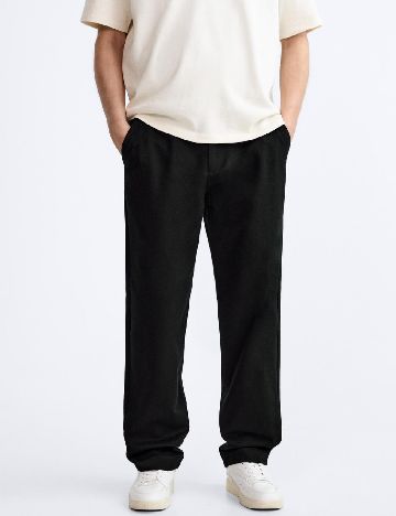 Pantaloni Zra, negru