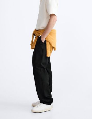 Pantaloni Zra, negru