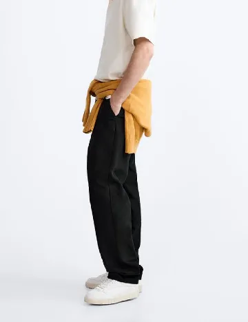 Pantaloni Zra, negru Negru