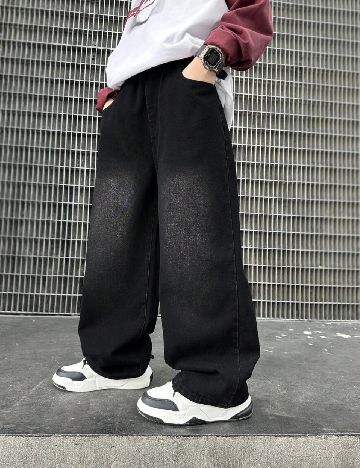 Blugi Shein Kids, negru