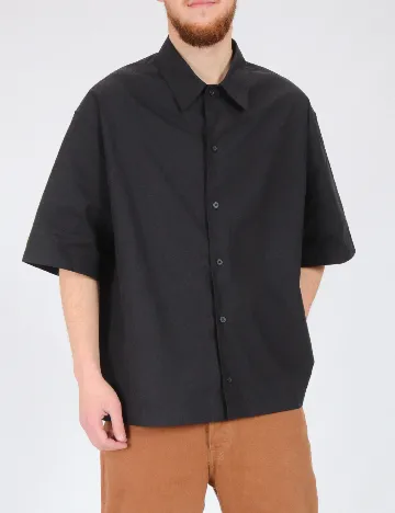 Camasa Oversize Zara, negru Negru