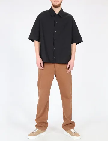 Camasa Oversize Zara, negru Negru