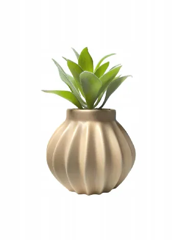 Planta artificiala in ghiveci, verde/bej Verde