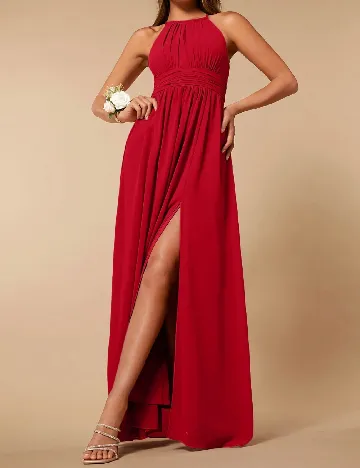 Rochie lunga SHEIN, rosu Rosu