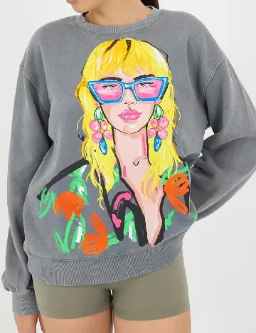 Bluza Zra, gri Gri