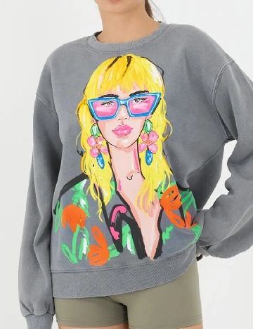 Bluza Zra, gri