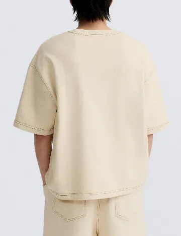 Tricou Zra, crem Crem