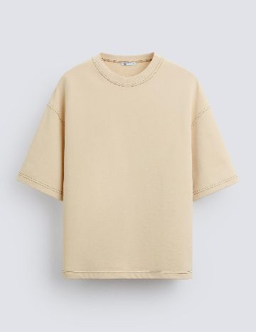 Tricou Zra, crem