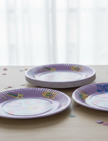 Set farfurii unica folosinta Peppa Pig 10 bucati AVEC, mix culori