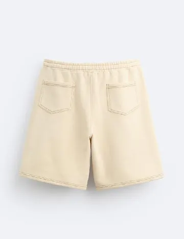 Pantaloni scurti Zra, crem Crem