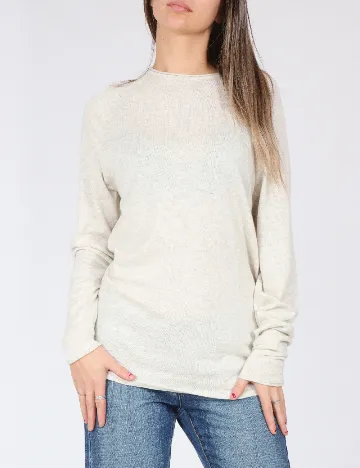 Bluza Bershka, bej Crem